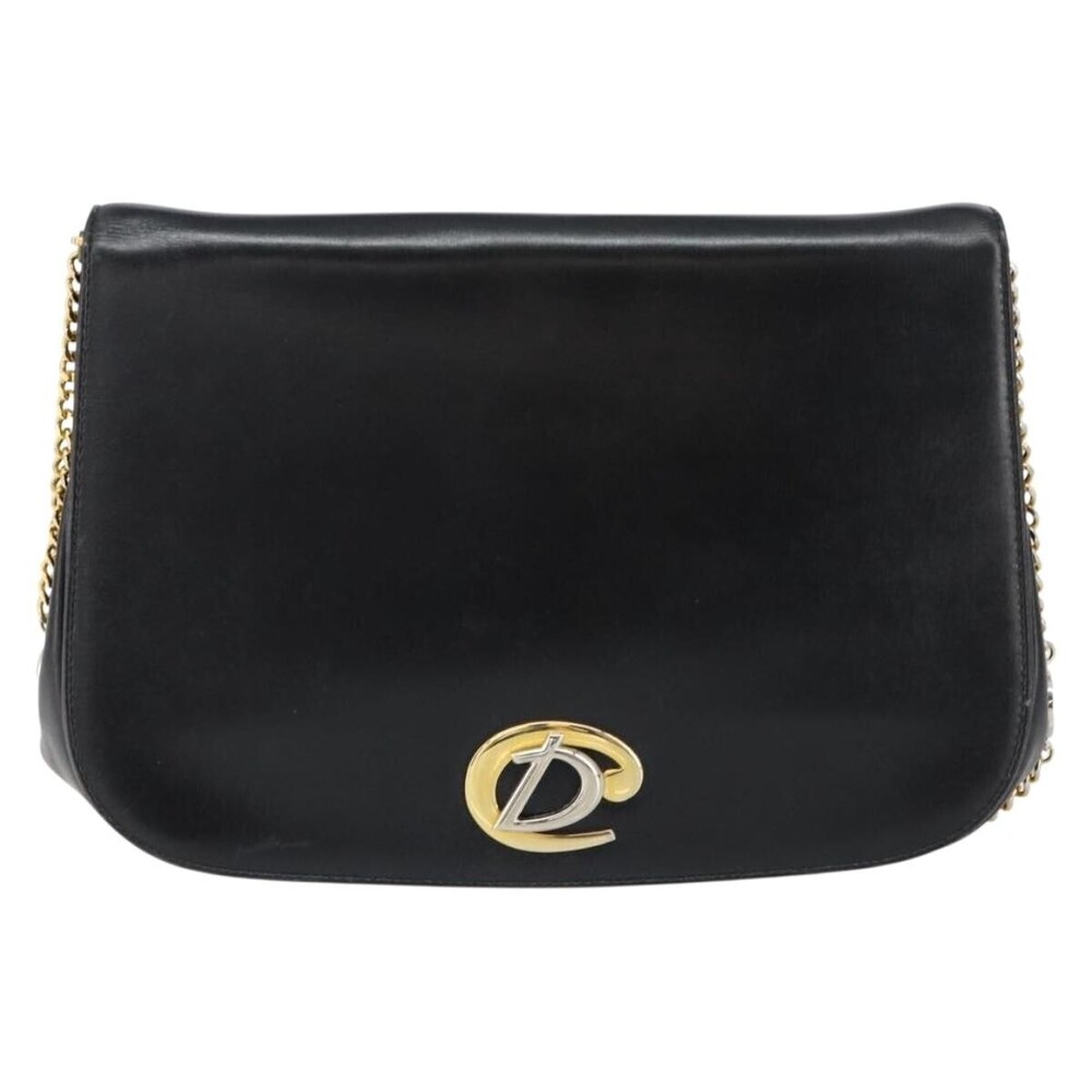 Christian Dior Vintage Chain Flap Leather